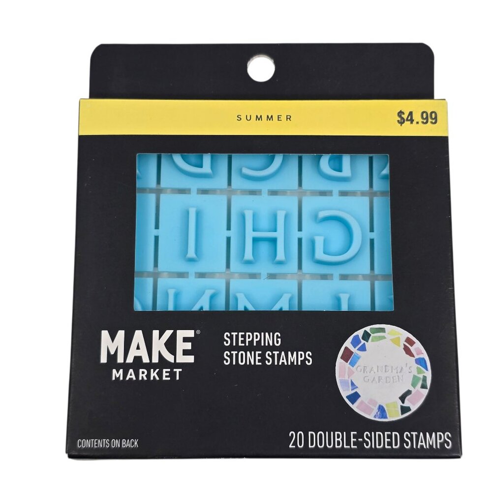 Make Market Stepping Stone Stamps 20 Double Sided Stamps NEW